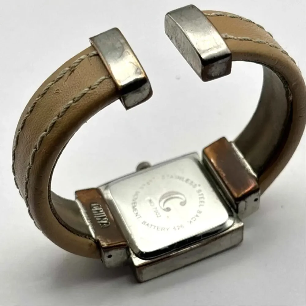 Vintage Tan Charming Charlie Cuff Watch
